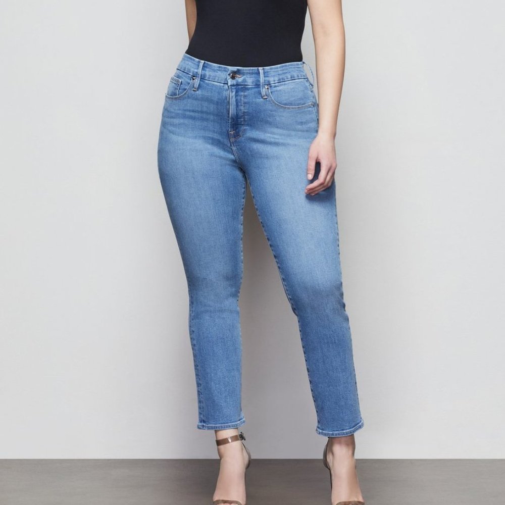 GOOD AMERICAN GOOD STRAIGHT JEANS Sz 8/29